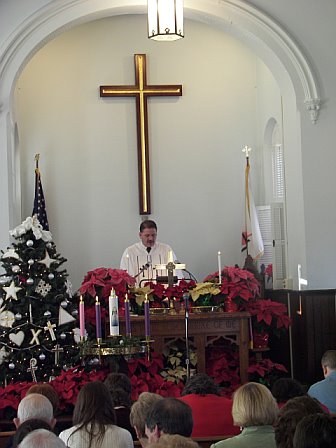 Pastor John reads the Nativity story