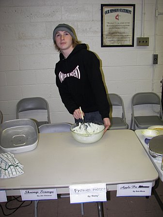Asbury Men's Cooking Demo 2007: and Rocky showed off the youth ....